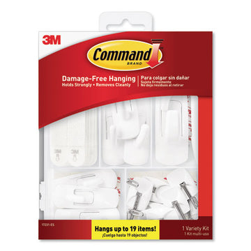 Command™ Clear Hooks And Strips, Plastic, Asst, 16 Picture Strips-15 Hooks-22 Strips-pk freeshipping - TVN Wholesale